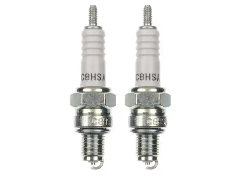 Abverkauf 2x Zündkerze C8HSA Zündkerzen Set 2 Stück für Motorrad / Roller