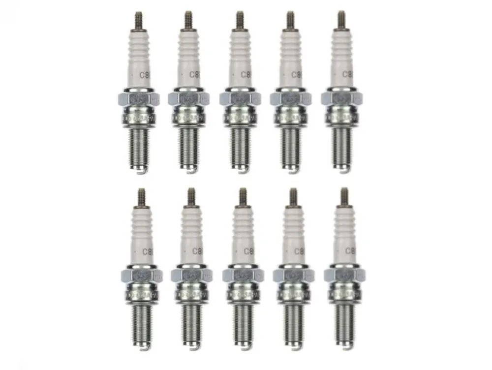 10x Zündkerze C8E Zündkerzen Set 10 Stück 10er Pack für Husaberg Motorrad Beliebt