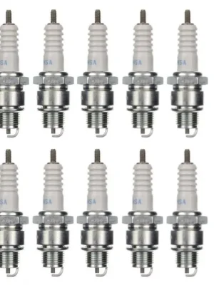 Wochenendangebot 10x Zündkerze BR8HSA Zündkerzen Set 10 Stück 10er Pack für Motorrad / Roller