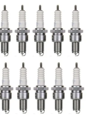 Sonderaktion 10x Zündkerze BPR6ES Zündkerzen Set 10 Stück 10er Pack für Motorrad / Roller