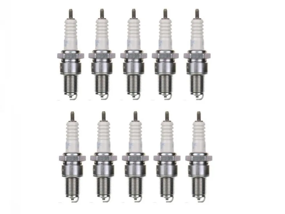 Sonderaktion 10x Zündkerze BPR6ES Zündkerzen Set 10 Stück 10er Pack für Motorrad / Roller