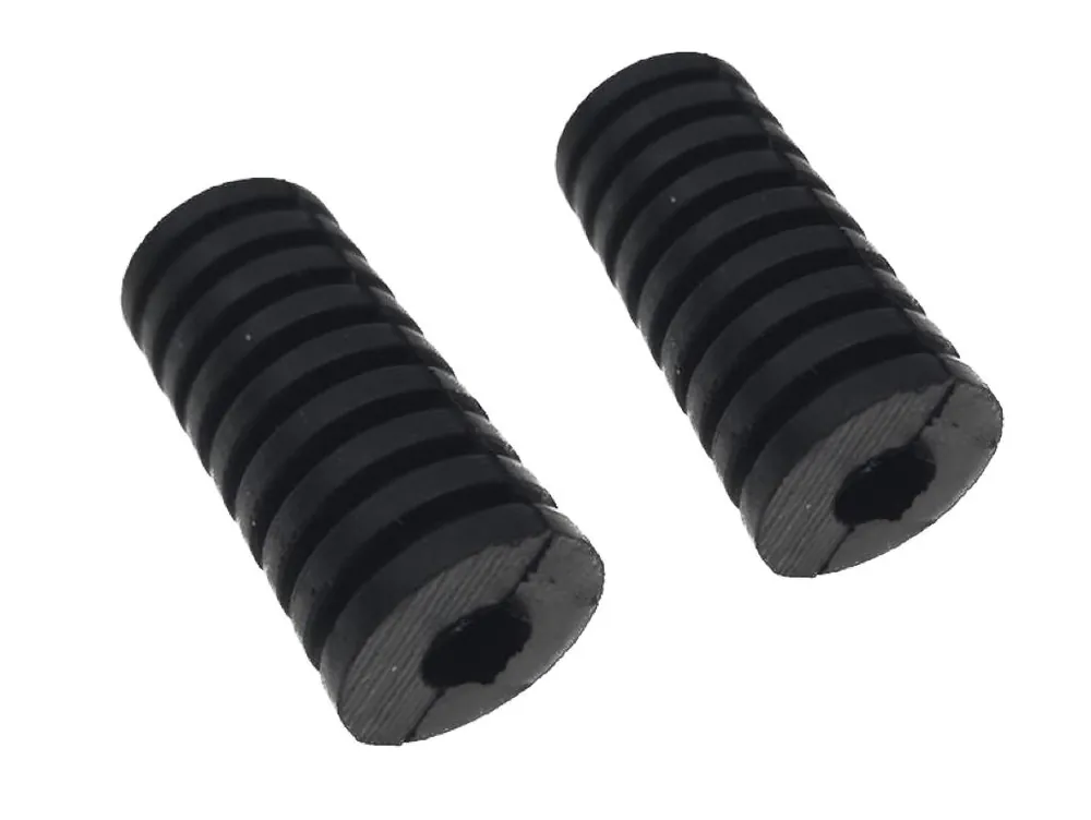 2x Ersatz Schalthebel Gummi Schwarz für Yamaha DT XS XT SR XJ FJ FZ XV Virago Markenprodukt