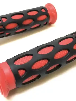 Lenker Griffgummis TUNING Griffe rot schwarz Roller Scooter Motorrad Knallerangebot
