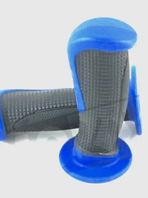 Lenker Griffgummis TUNING Griffe Soft Oval schwarz blau Roller Scooter Motorrad Schnäppchen