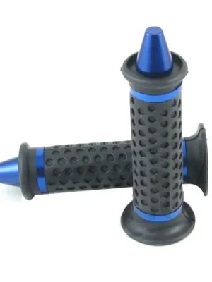 Universal Lenkergriffe Griffe Tuning Schwarz Blau Roller Scooter Motorrad Abverkauf
