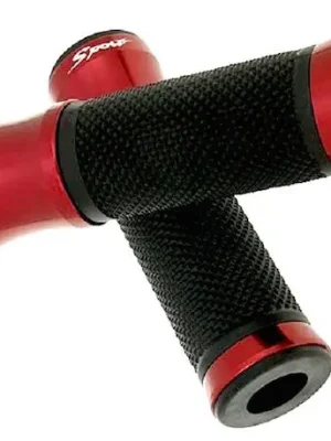 Lenker Griffgummis Griffe CNC Rot Schwarz Roller Scooter Motorrad Aktuell