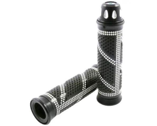 Lenker Griffgummis TUNING Griffe Special Diagonal schwarz Roller Scooter Motorrad Sofort Bestellen