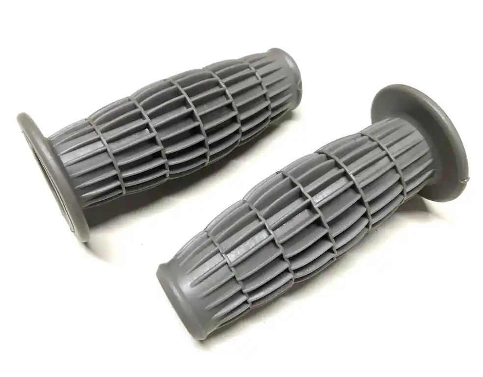 Lenkergriffe Griffe Griffgummis Grau 22/24mm für Zündapp Hercules Kreidler Abverkauf