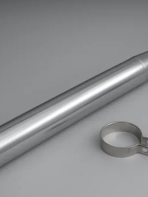 Auspuff Flöte für Zündapp KS50 C50 GTS CS Hai 50 Chrom 26mm Garantierte Lieferung