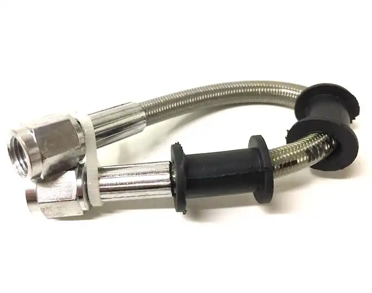 Universal Stahlflex Bremsleitung für Motorrad Roller Quad 25cm vorne Sonderangebot