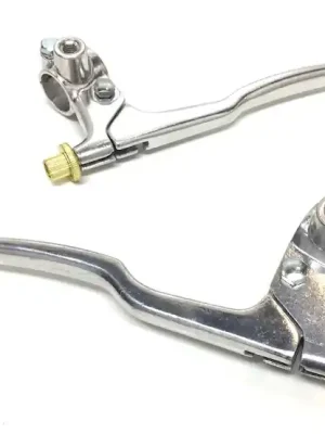 Versand Am Gleichen Tag Bremshebel Kupplungshebel Set für Suzuki TS 50 X TSX schwarz