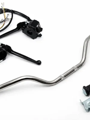 Armaturen + Lenker + Sozius Fußrasten Set für Simson S51 S53 S70 S83 Bestseller