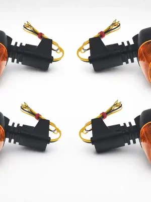 Super-Preis Blinker Set 4x für Simson SR50 SR80 schwarz E-geprüft
