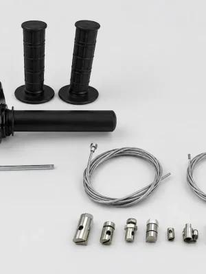 Billig Gasgriff Set + Bowdenzug Reparaturkit Universal für Simson Zündapp Puch
