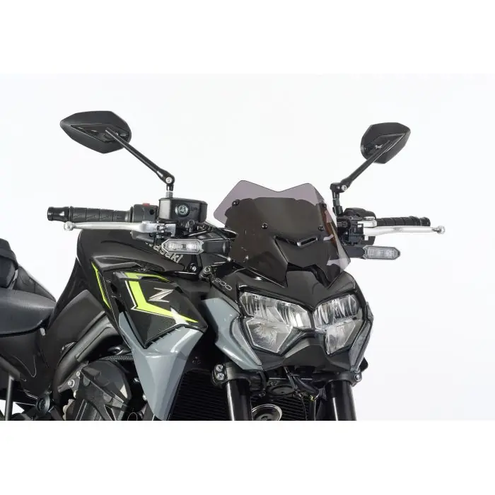Top-Angebot ERMAX Naked-Bike-Scheibe schwarz getönt ABE passt für KAWASAKI Z900(20-24)/Z900 (70 kW)(20-22)/Z900 (70 kW)(23-24)