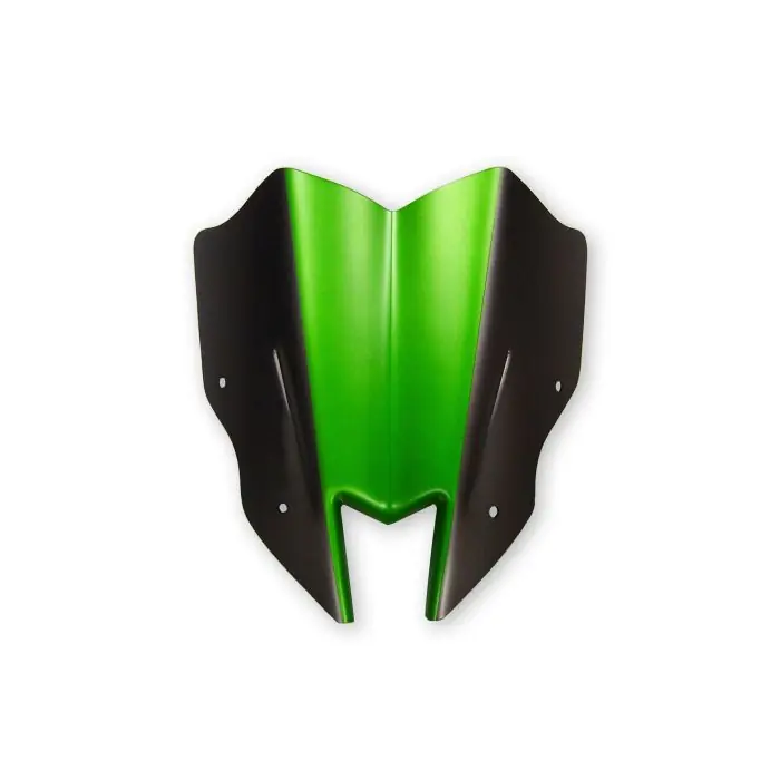 Sonderaktion BODYSTYLE Sportsline Scheinwerferverkleidung grün/schwarz Candy Lime Green 3, 51P/Metallic Spark passt für KAWASAKI Z650(17-18)