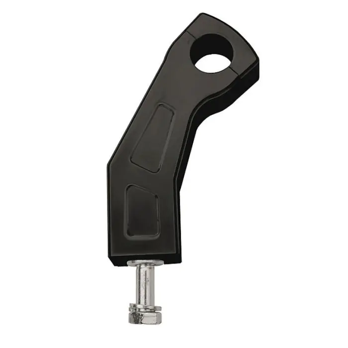 Neu Ritz Alu-Riser / Lenkerhalter curved Style, schwarz, 120 mm, 1 Zoll (Paar)