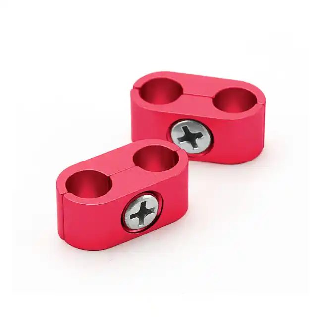 Zündkabel Abstandhalter, rot, für 8mm Zündkabel, für Harley-Davidson Zertifiziert