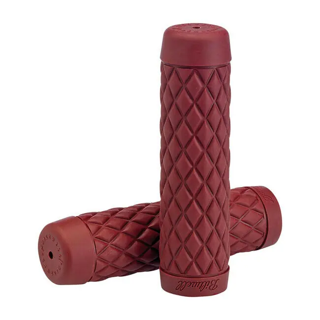 Markenware Biltwell Torker Griffe 1", Oxblood, für Harley-Davidson