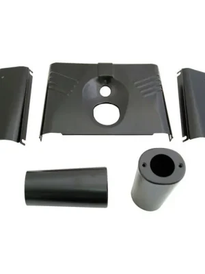 Ausverkauf Gabel Cover Kit Fork Panel Kit 5-teilig Schwarz, f. Harley - Davidson FLST 86-17
