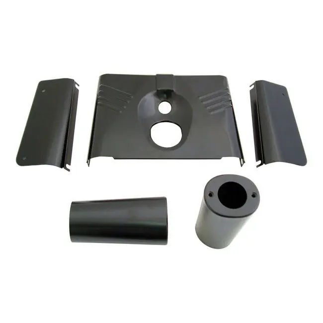 Ausverkauf Gabel Cover Kit Fork Panel Kit 5-teilig Schwarz, f. Harley - Davidson FLST 86-17