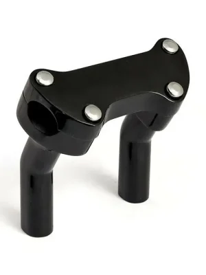 Wochenendangebot Pullback Riser, gekröpfter Lenkerhalter 4 1/2" Schwarz, für Harley - Davidson