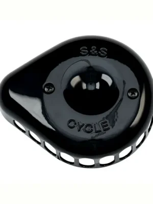 S&S Luftfilter Deckel Teardrop Schwarz f. Harley-Davidson S&S SuperStock Stealth Garantierte Lieferung