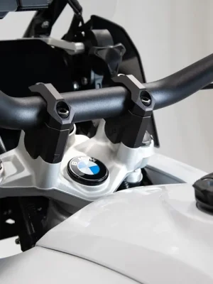 SW-Motech Lenkererhöhung H=40 mm. Schwarz. R1200GS (12-18), R1250GS (18-). Neue Ware