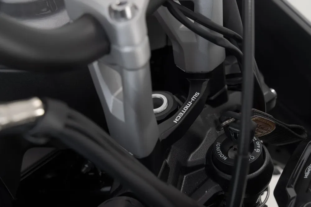 Schneller Versand SW-Motech Lenkererhöhung H=30 mm. Schwarz. Triumph Tiger 660 (21-).