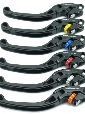 Ausverkauf MG Biketec ClubSport Kupplungshebel Einzeln kurz klappbar mit ABE - D - A - CH passend für Kawasaki ZX-10R Ninja - Modelle (2006-2007)
