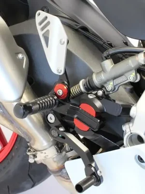 Gilles Fußrastenanlage VCR38GT verstellbar ABE passend für Ducati 959 Panigale / Panigale V2 - Modelle Top-Angebot