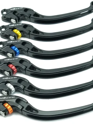 Zertifiziert MG Biketec ClubSport Bremshebel Einzeln lang klappbar mit ABE - D - A - CH passend für BMW S 1000 R / Sport - Modelle (2021-2024)