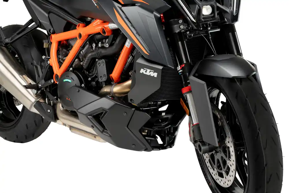 Saisonangebot PUIG Bugspoiler mit ABE matt-schwarz passend für KTM 1290 Super Duke R / RR / EVO & 1390 Super Duke R / EVO - Modelle (2020-2026)