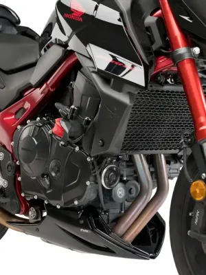 PUIG Bugspoiler mit ABE schwarz passend für Honda CB 750 Hornet / E-CLUTCH - Modelle (2023-2026) Versand Am Gleichen Tag