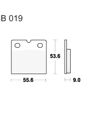 Jetzt Bestellen Bremsklotz Standard TRW MCB19 (1 Satz)