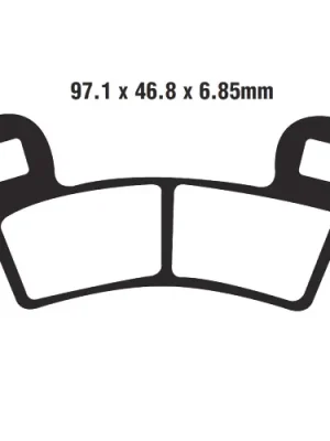 Ausverkauf Bremsklotz Standard EBC FA456TT (1 Satz)