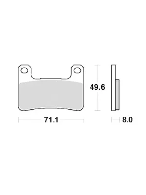 Bremsklotz Carbon CRQ TRW MCB752CRQ (1 Satz) Neuheit