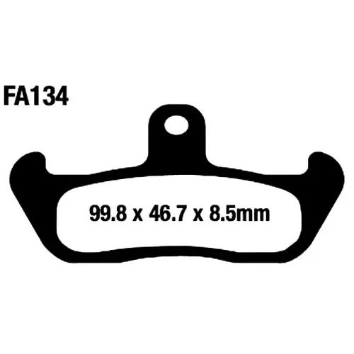 Bremsklotz Standard EBC FA134 (1 Satz) Preisknaller