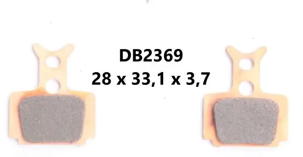 Plaquettes de frein Delta Braking DB2369 MX-D (usage intensif) Neuheit