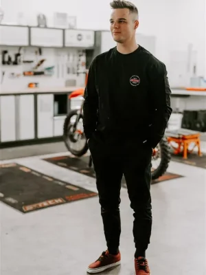 Begrenztes Angebot S-TECH Racing Long-Sleeve Shirt, Black