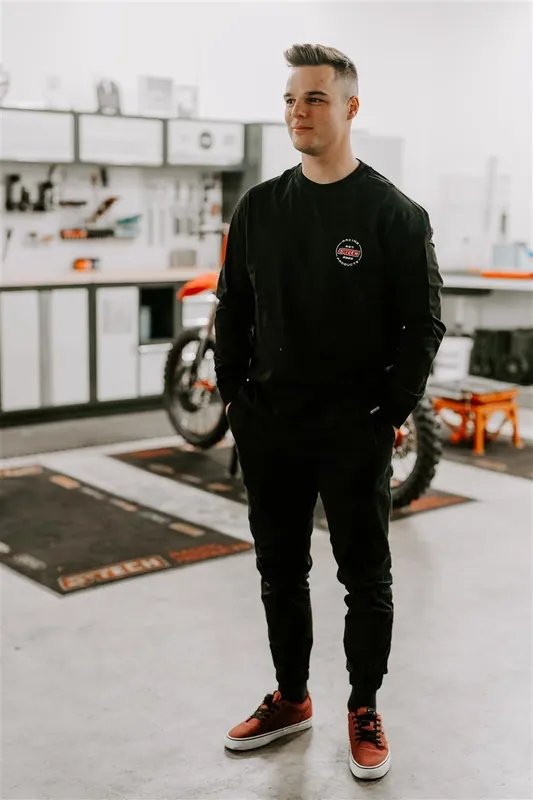 Begrenztes Angebot S-TECH Racing Long-Sleeve Shirt, Black