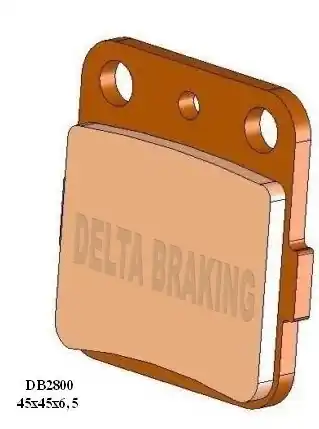 Begrenztes Angebot Delta Braking Bremsbeläge DB2800 MX-D (Heavy Duty) hinten
