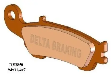 Plaquettes de frein Delta Braking DB2850 MX-D (usage intensif) avant Günstig