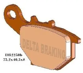 Neue Ware Delta Braking Brake Pads DB2250 MX-D (Heavy Duty) - Front