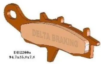 Nur Heute Pastilhas de travão Delta Braking DB2260 MX-D (Heavy Duty) dianteiras