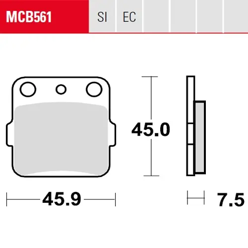 Bremsbelag TRW / Lucas MCB561LF Sonderaktion