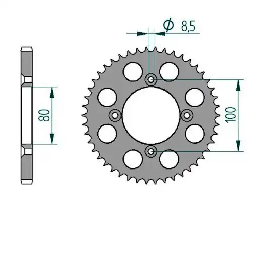 Schnäppchen Kettenrad Stahl