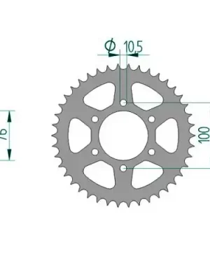 Kettenrad C50-Stahl Angebot