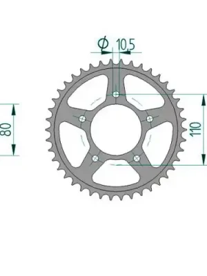 Jetzt Kaufen Kettenrad C50-Stahl