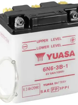 Finale Aktion Batterie YUASA 6N6-3B-1 (DC) offen ohne Säure